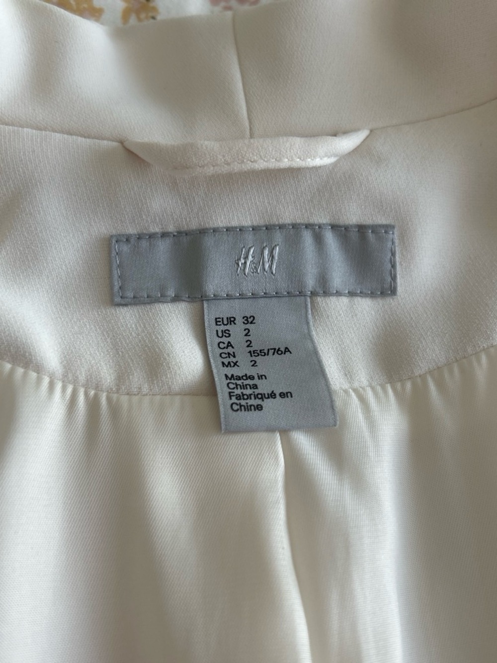 EUC Ivory Open Front Lined Mid-Length Jacket 3/4 Sleeve Women's Size 2 - Picture 2 of 7